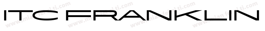 ITC Franklin Gothic LT Demi Italic字体转换